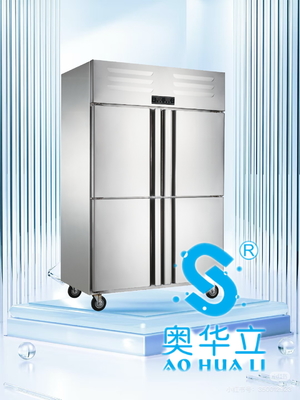 Stainless Steel Dual Temp Refrigerator Freezer Eco Friendly Food Grade