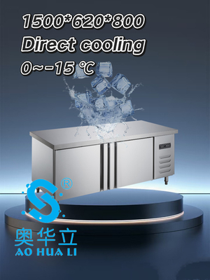 Good price Direct Cooling Commercial Restaurant Freezer Inner Copper Pipe Commercial Countertop Freezer online