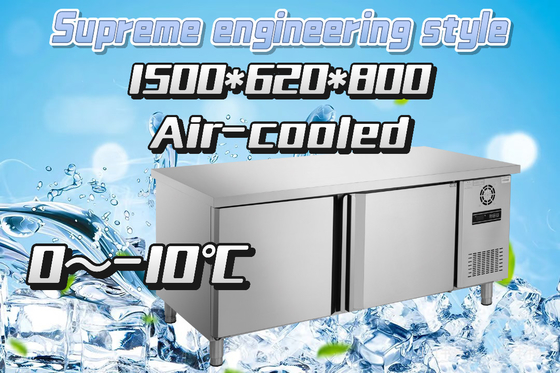 Good price Wear Proof Double Door Undercounter Freezer Thermal Insulation Eco Friendly online