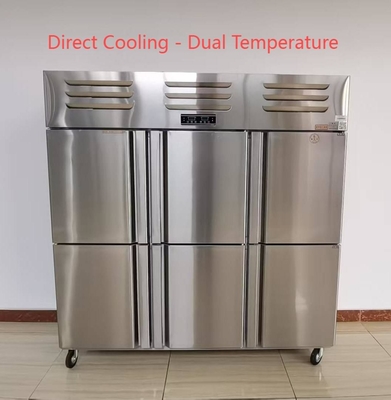 Facile da leggere frigorifero di cucina commerciale congelatore manico nascosto 1600L 220V