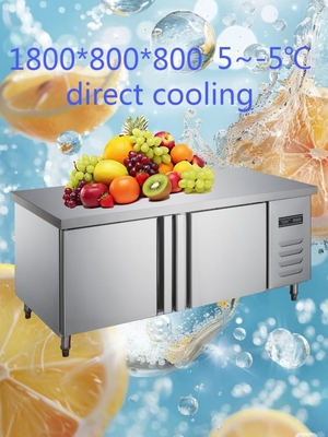 Buon prezzo 480L due porte sottocongelato alta capacità resistenza alla ruggine risparmio energetico in linea