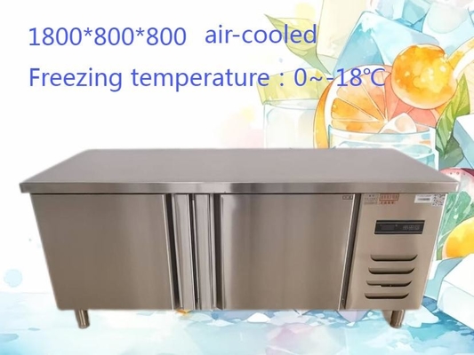 Good price 480L Two Door Commercial Restaurant Freezer Hygienic Beautiful Air Cooled Freezer online