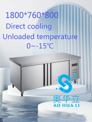 Dobra cena. 450L zamrażarka z dwoma drzwiami pod ławką 240V 60Hz Łatwa instalacja Bezpieczna obsługa w Internecie