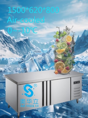 Good price Low Maintenance Two Door Undercounter Freezer 250L Easy Cleaning Compact online