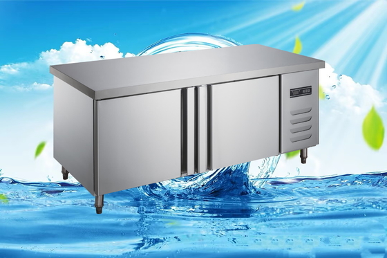 Good price Two Door Commercial Restaurant Freezer 430L Commercial Undercounter Fridge Freezer online