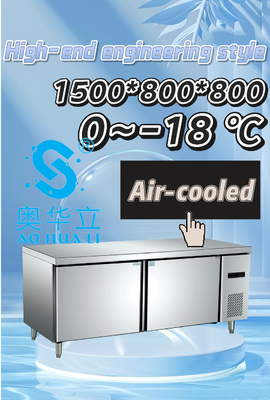 Good price 240V 60Hz 2 Door Upright Commercial Freezer Low Noise With High Efficiency online