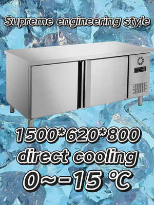 Good price 250W 220V Commercial Undercounter Fridge Freezer 280L Water Resistant online