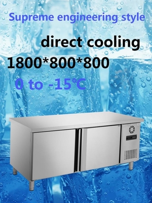 Good price Mildew Proof Two Door Undercounter Freezer Environmental Friendly Easy Cleaning online