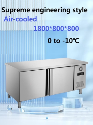 Good price Stainless Steel Two Door Undercounter Freezer Modern Style Space Saving online