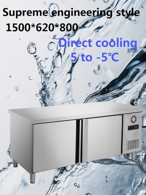 Good price Easy Operation 2 Door Commercial Freezer Antirust Double Door Undercounter Freezer online