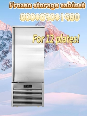 Bom preço DWSDG-12 Air-cooled Blast Chiller Freezer 40*60cm 12 baking tray size 800*830*1980MM on-line