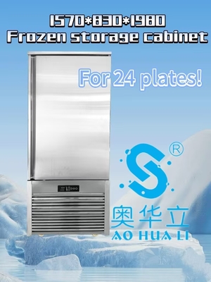 Bom preço DWSDG-24 Air-cooled Blast Chiller Freezer 40*60cm 24 Baking Tray Size 1570*830*1980MM on-line