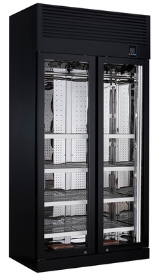 Bom preço SCG-20SZ/SCG-20XZ  Air-cooled Double Door Dry-aged Beef Maturation Cabinet Black Titanium Wire Stainless Steel on-line