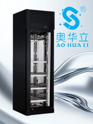 Bom preço SCG-10SZ/SCG-10XZ  Air-cooled Single Door Dry-aged Beef Maturation Cabinet Black Titanium Wire Stainless Steel on-line