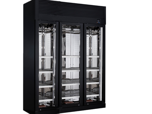 Bom preço SCG-30SZ/SCG-30XZ  Air-cooled Three Door Dry-aged Beef Maturation Cabinet Black Titanium Wire Stainless Steel 3℃~～-3℃ on-line